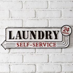 Laundry Metal Sign