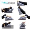 Adjustable Memory Foam Wedge Pillow Sleeping Incline Cushion Acid Reflux Flex Bed Wedge Pillow Circulation Leg Back Pain Support