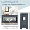 Console Table/Sofa Table with Storage Drawers and Bottom Shelf for Entryway Hallway (Navy)