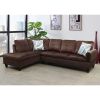 Chocolate Flannel Living Room Sofa