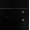 Shoe Cabinet , Shoe storage shelves, Black