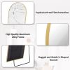 65"x24" Arch Floor Mirror, Full Length Mirror Wall Mirror Hanging or Leaning Mirror with Stand for Bedroom, Dressing Room, Gold