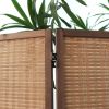 6 Panel Room Divider and Folding Screen Rooms Dividers, Bamboo Roomes Divider for Room Separation, 67" H X 92.1" W, Screen