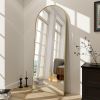 65"x24" Arch Floor Mirror, Full Length Mirror Wall Mirror Hanging or Leaning Mirror with Stand for Bedroom, Dressing Room, Gold