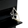 Shoe Cabinet , Shoe storage shelves, Black