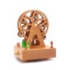 Innovative Ferris Wheel & Birthday Cake Shaped Wooden Music Box Toy Decoration Cute Birthday Present Christmas Gift For Kids